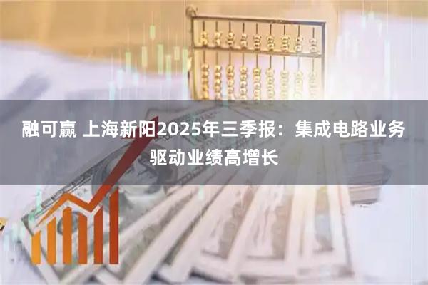 融可赢 上海新阳2025年三季报：集成电路业务驱动业绩高增长