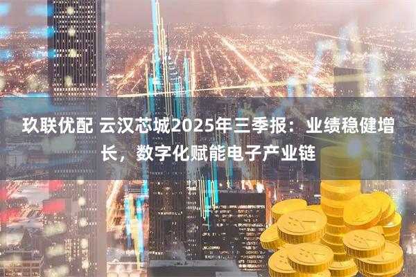 玖联优配 云汉芯城2025年三季报：业绩稳健增长，数字化赋能电子产业链